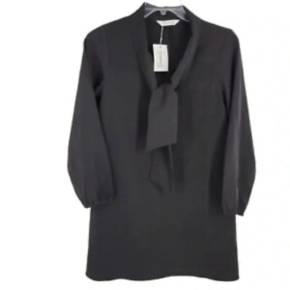 Compania Fantastica Black Cravate Dress NWT - Picture 2 of 9